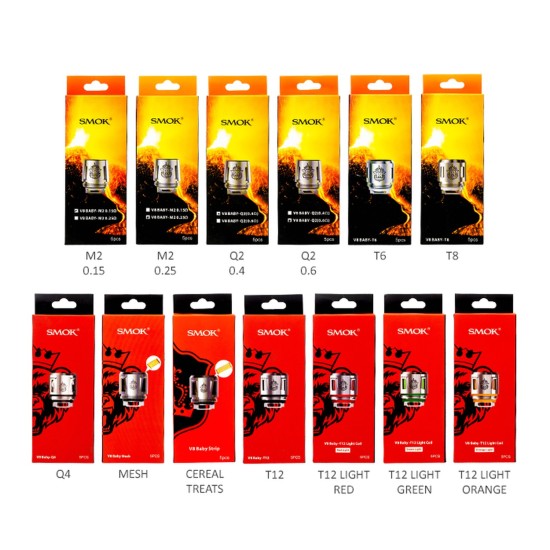 SMOK V8 Baby Q2/Q4/X4/M2/T8/Mesh Coil Alien-AL85 (5'li Paket)