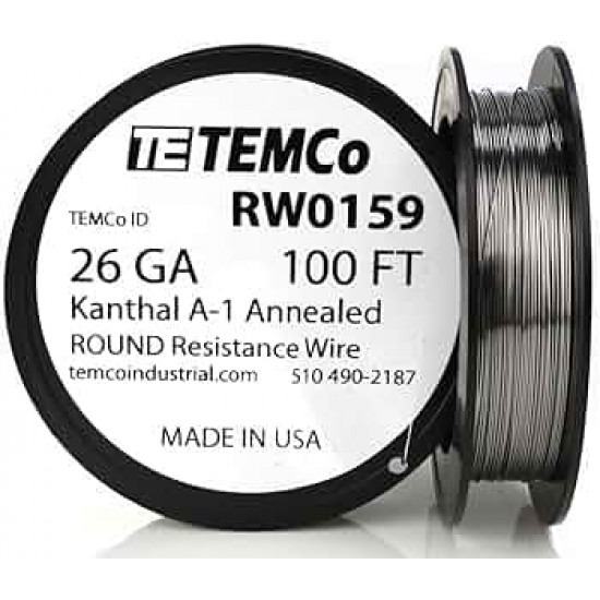 TEMCO Kanthal A1 Coil Rezistans Teli 10m (24ga/26ga/28ga)