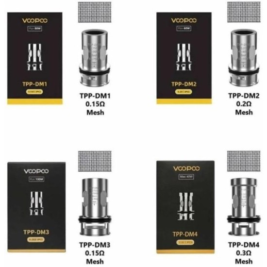 Voopoo TPP DM1/DM2 Coil 3'lü Paket