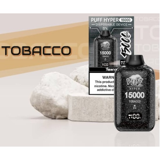 Pufftech Hyper 15000 Puff Bar %5 Nikotin Tobacco