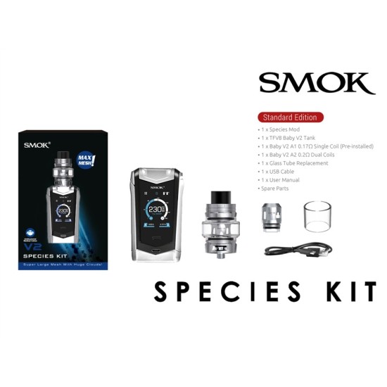 Smok Species V2 230W Kit TFV8 Baby V2 Tank Elektronik Sigara