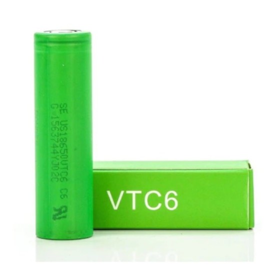 Sony VTC6 3.7V 18650 3000mAh IMR Şarjlı Pil 30A Discharge