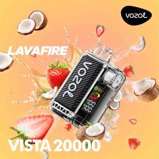 Vozol Vista 20000 Puff Bar %5 Nikotin Lavafire