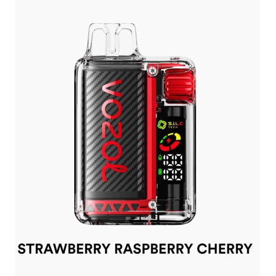 Vozol Vista 20000 Puff Bar %5 Nikotin Strawberry Raspberry Cherry