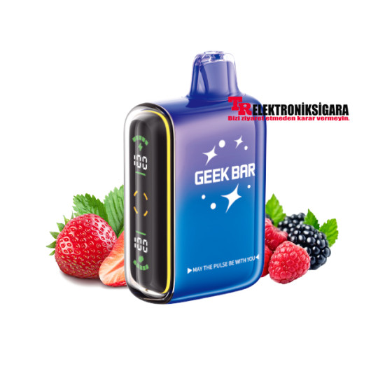 Geek Bar Pulse 15000 Puff %5 Nikotin Berry Bliss Geek Bar Pulse 15000 Puff %5 Nikotin Berry Bliss
