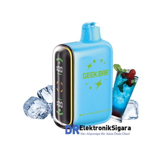 Geek Bar Pulse 15000 Puff %5 Nikotin Blue Razz İce Geek Bar Pulse 15000 Puff %5 Nikotin Blue Razz İce