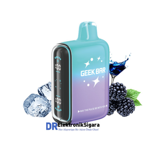 Geek Bar Pulse 15000 Puff %5 Nikotin Frozen Blackberry Fab Geek Bar Pulse 15000 Puff %5 Nikotin Frozen Blackberry Fab