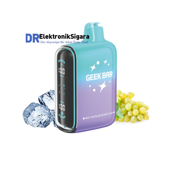Geek Bar Pulse 15000 Puff %5 Nikotin Frozen White Grape Geek Bar Pulse 15000 Puff %5 Nikotin Frozen White Grape
