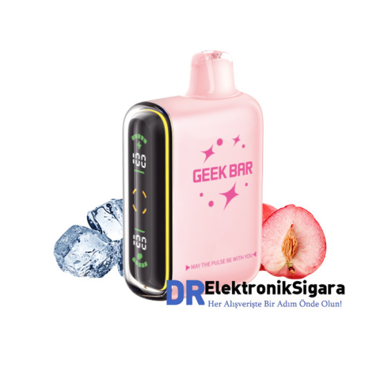Geek Bar Pulse 15000 Puff %5 Nikotin Juicy Peach İce Geek Bar Pulse 15000 Puff %5 Nikotin Juicy Peach İce