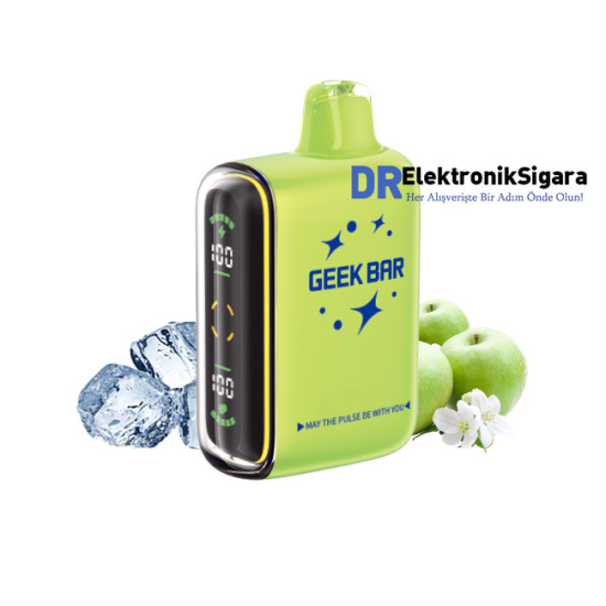 Geek Bar Pulse 15000 Puff %5 Nikotin Sour Apple İce