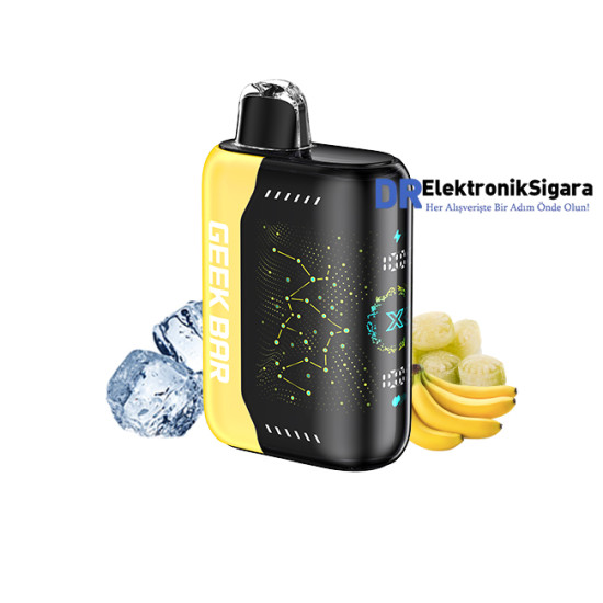 Geek Bar Pulse X 25000 Puff %5 Nikotin Banana Taffy Freeze Geek Bar Pulse X 25000 Puff %5 Nikotin Banana Taffy Freeze