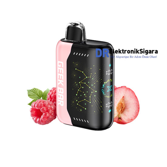 Geek Bar Pulse X 25000 Puff %5 Nikotin White Peach Raspberry Geek Bar Pulse X 25000 Puff %5 Nikotin White Peach Raspberry