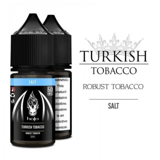 Halo Turkish Tobacco Nic Salt Premium Salt Likit 30ml