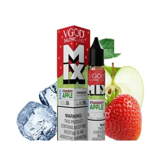 VGOD Mix Serisi Strawberry Apple İced Premium Salt Likit 30ml