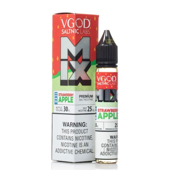 VGOD Mix Serisi Strawberry Apple İced Premium Salt Likit 30ml