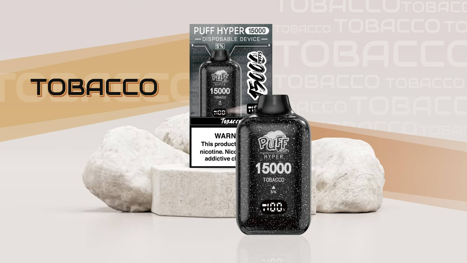 Pufftech Hyper 15000 Tobacco